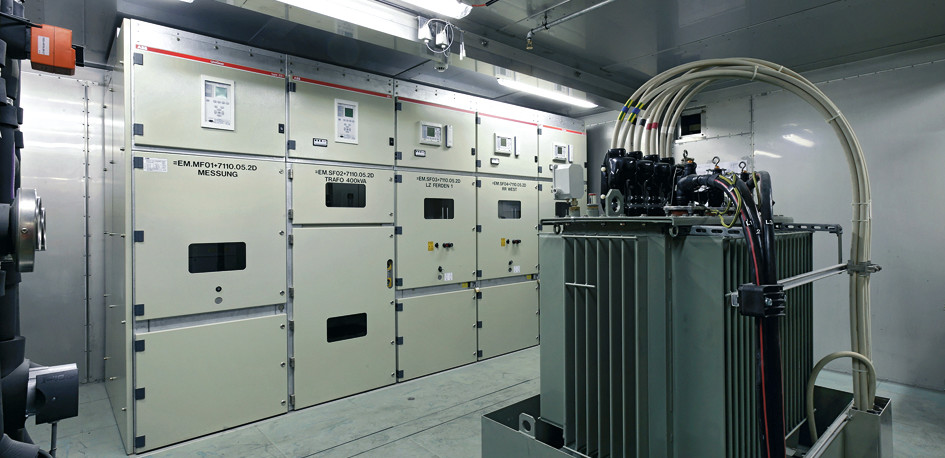 Mittelspannungsschaltanlage Transformator