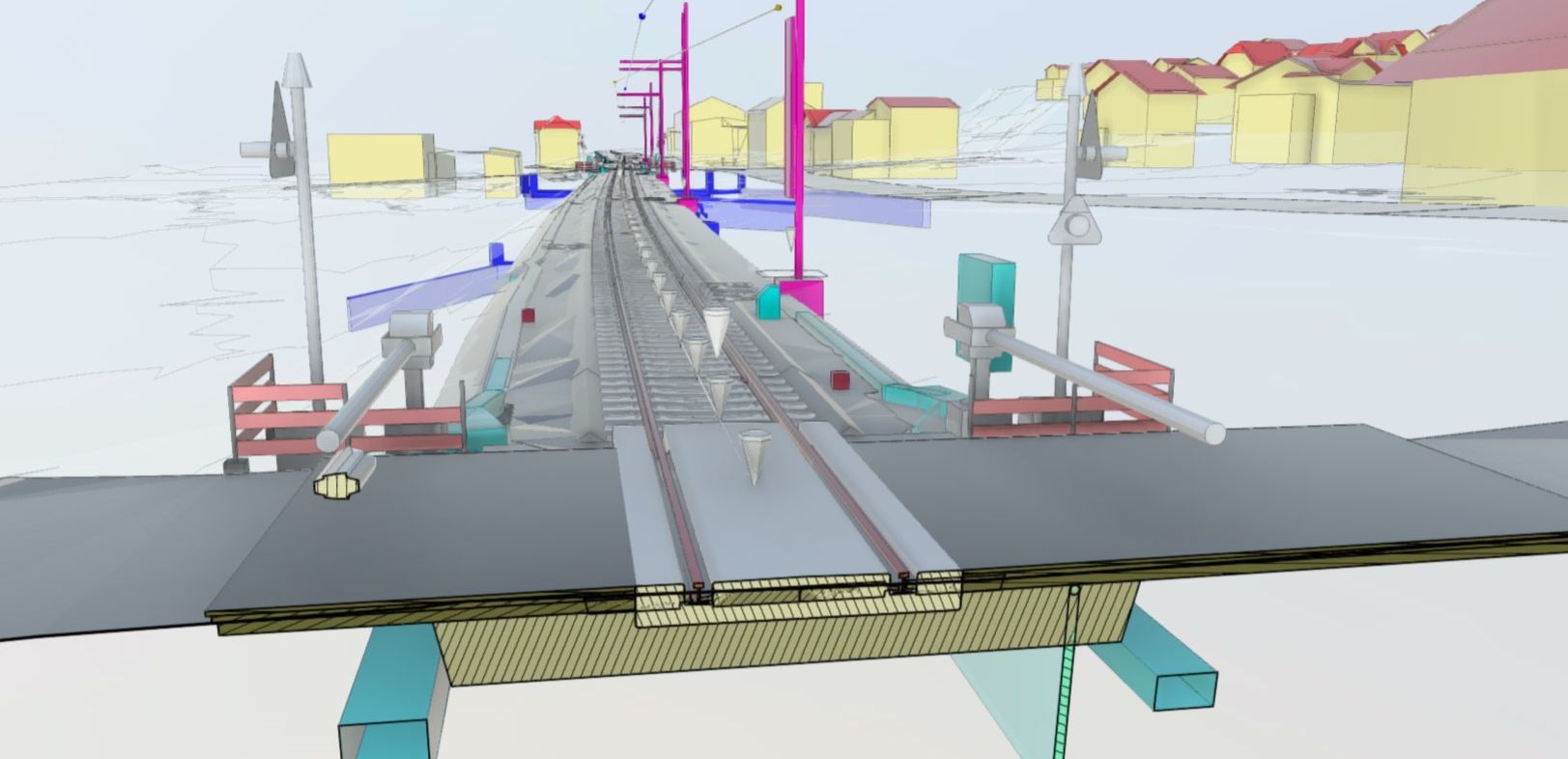 BLS BIM Fahrbahnerneuerung Bahnübergang Murtenstrasse Ins 3