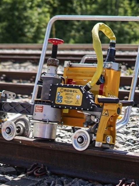 Akku-Schienenkopfschleifmaschine