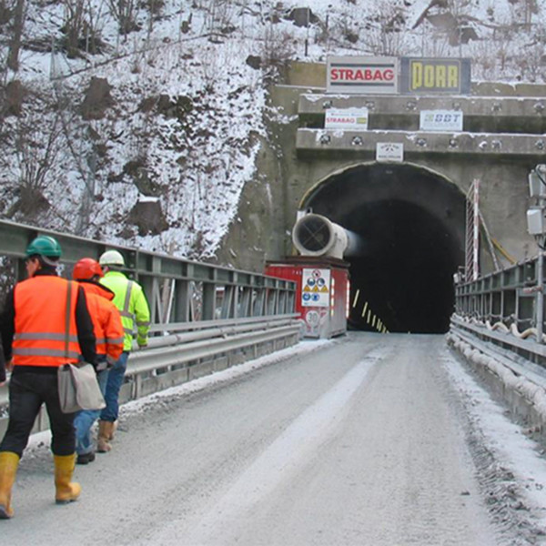 Brenner Basistunnel Erkundungsstollen Sillschlucht